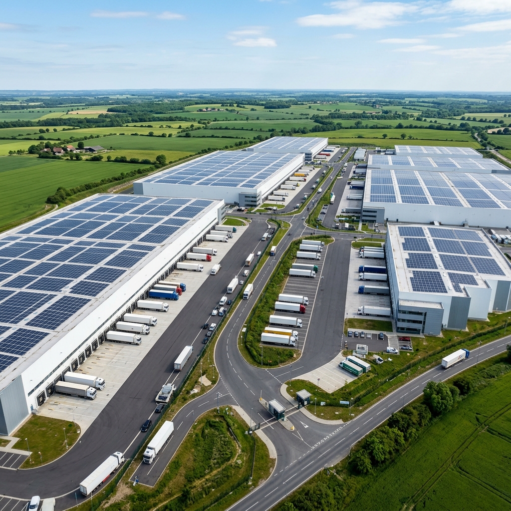 Nahar Logistics Park Doraha Drone View